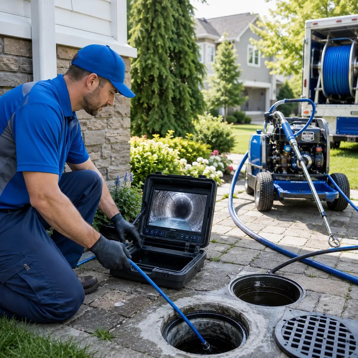 Outdoor drain cleaning professionals serving Rock, WV
